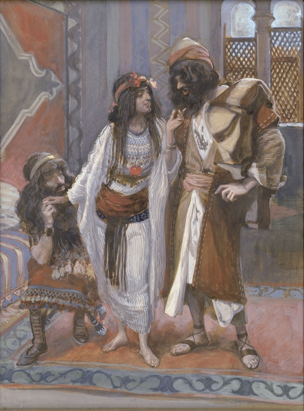 The Harlot of Jericho and the Two Spies (James Tissot)